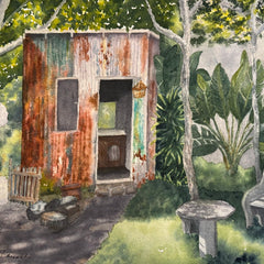 Spooner-Munch, Suzanne Title: A Painter’s Shed, Capetown, South Africa