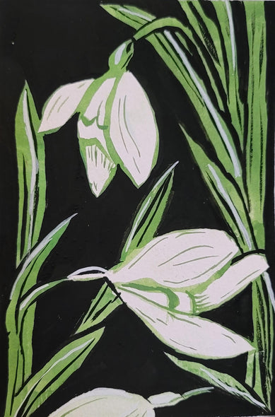 Kathy Mullholand Title: Snowdrops