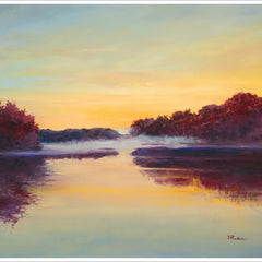 Bev Perdue Title: Misty Morning on the James