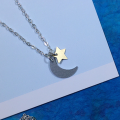 Dana Masters Title: Moon and Star Necklace