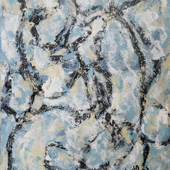 Faithe Norrell Title: Beige and Blue Dance