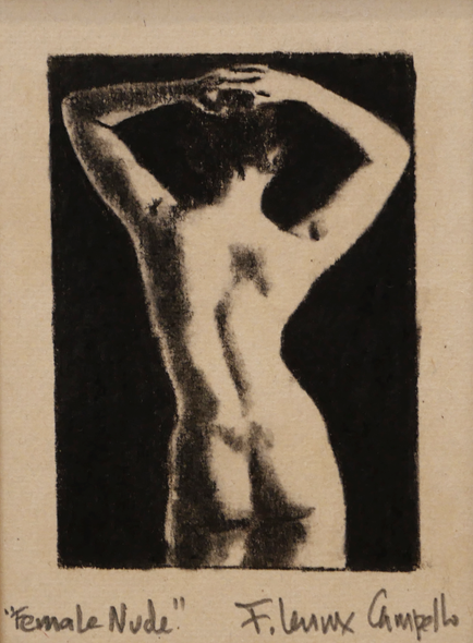 Florencio Lennox Campello Title: Female Nude (Original)