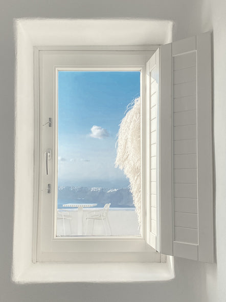 Wendy Humble Title: Imerovigli Greece, Room with a View