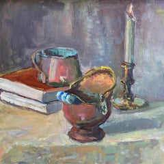 Missy Goode Title: Still life with Brass