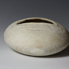 Barbara Dill Title: Oak Vessel with carved opening