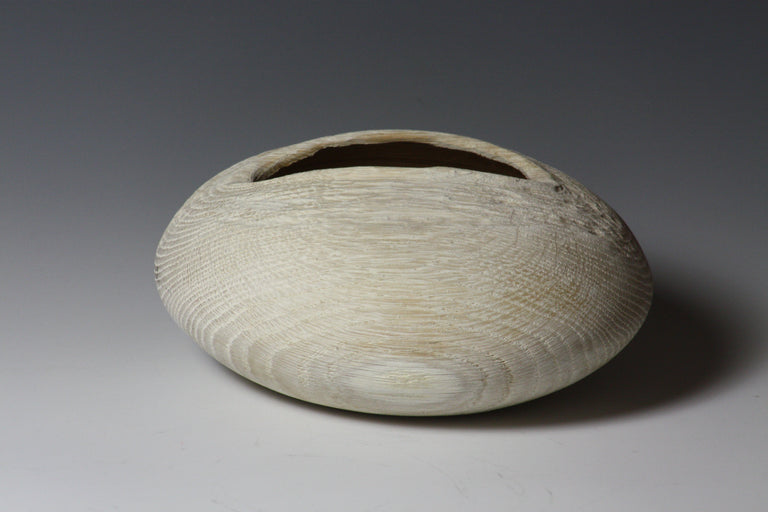 Barbara Dill Title: Oak Vessel with carved opening