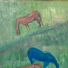 Susan Cary Title: Morning Horse and Barn