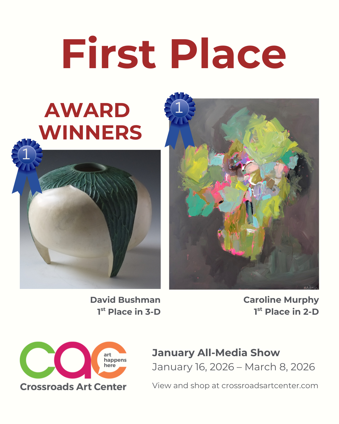 January All Media Juried Exhibition 2026