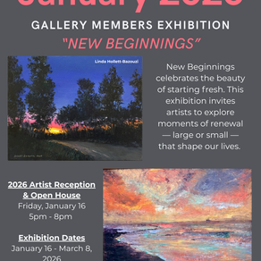 January Gallery Member Exhibition: New Beginnings 2026