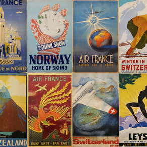 Antique Vintage Travel Posters