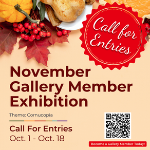 November Gallery Member Exhibition: Cornucopia - Call For Entries 2026