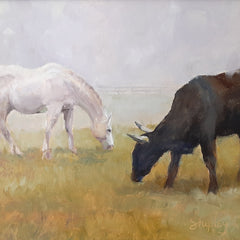 Lois Shipley Title: Grazing in the Morning Mist