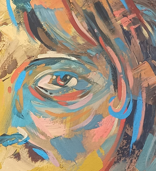 Addie Mendelson Title: Muse in Blue