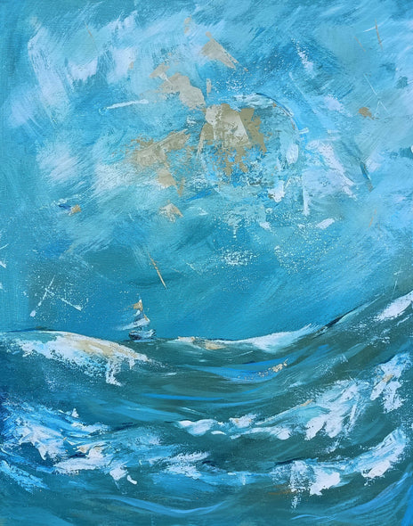 Addie Mendelson Title: Sailing on a Sunny Day