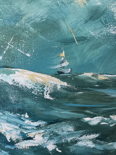 Addie Mendelson Title: Sailing on a Sunny Day