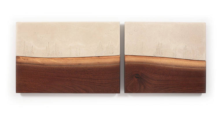 Alicia Dietz Title: The Long View (Diptych)