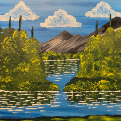 Stapleton, Angelique Title: Mountain View Lakeside