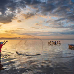 Ann Fulcher Title: Fishing at Dawn