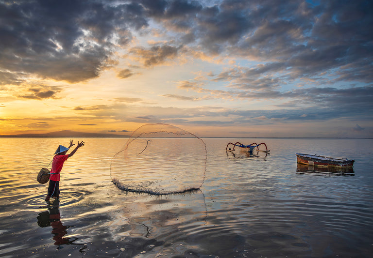 Ann Fulcher Title: Fishing at Dawn