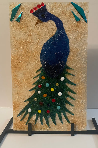 Gail Perry #91 Title: Mr. Peacock Stands Tall