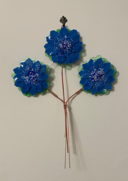 Gail Perry #462 Title: Three Blue Fleurs