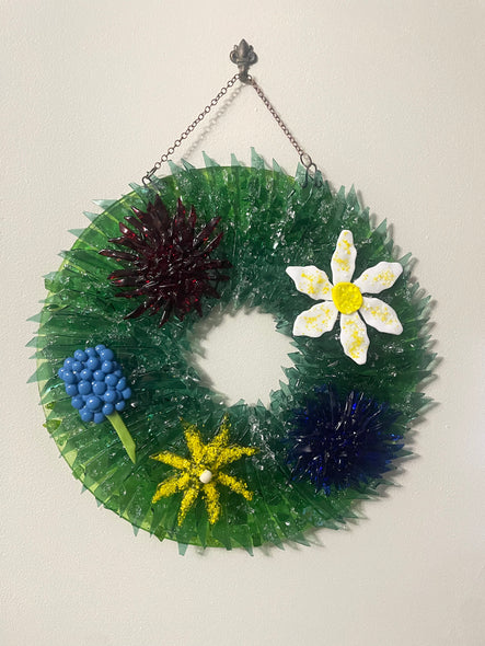 Gail Perry #457 Title: Wreath with Flowers