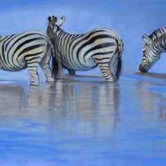 Jean Grunewald Title: Zebra Reflections
