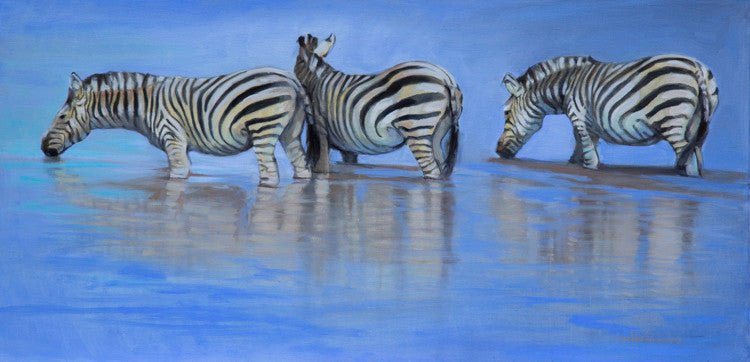 Jean Grunewald Title: Zebra Reflections