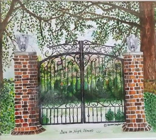 Barbara Campbell Title: Gate on High Street Petersburg, VA
