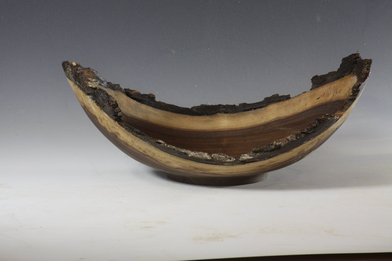 Barbara Dill Title: Natural Edge Walnut Bowl 1