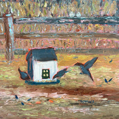 Barbara Trovillo Title: The Blackbirds Come to Call