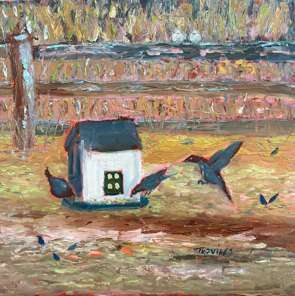 Barbara Trovillo Title: The Blackbirds Come to Call