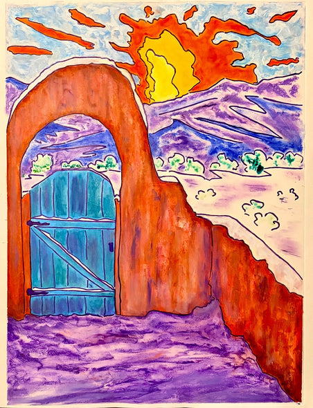 Barnett, Don Title: Adobe Mountain Morning