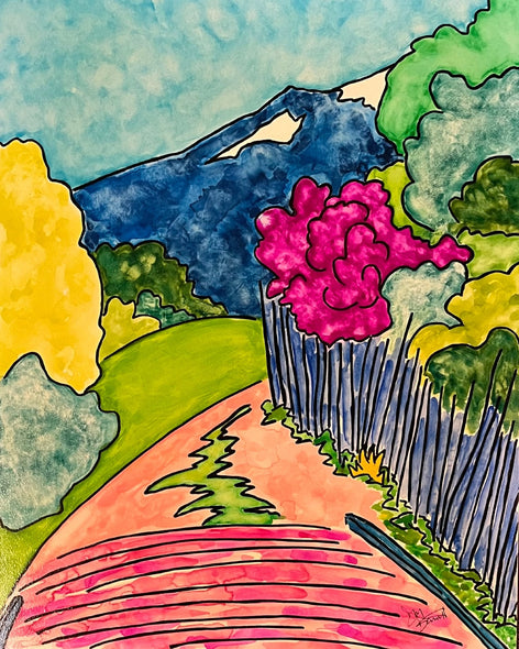 Barnett, Don Title: Lilacs Along the Road