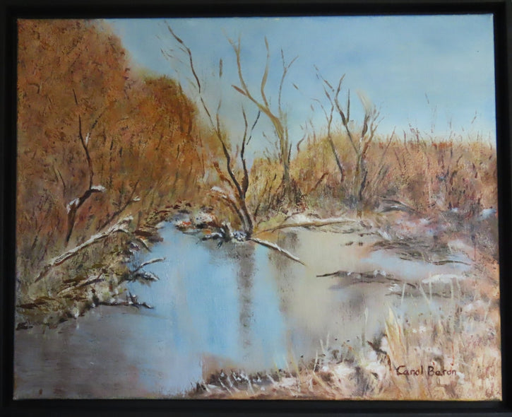 Baron, Carol Title: A Little Bit of Winter at Tuckahoe Creek