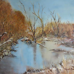 Baron, Carol Title: A Little Bit of Winter at Tuckahoe Creek