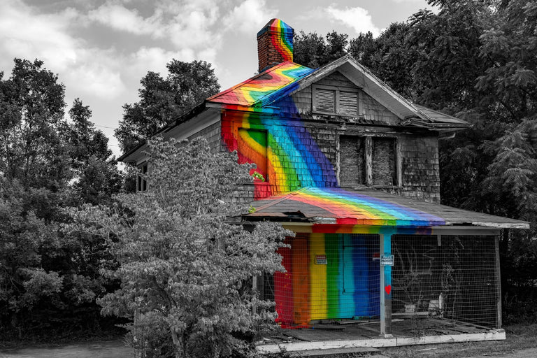 Berg, Gregory title: Rainbow House: finding beauty amid decay