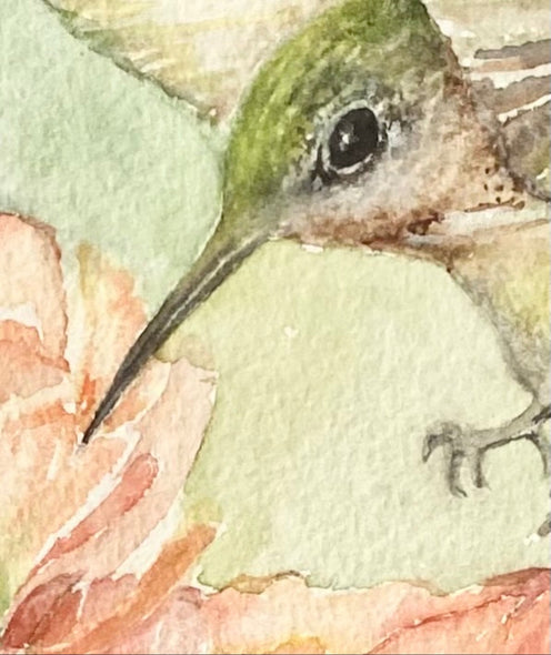 Berry, Dale Title: Hummingbird and Cactus