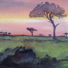 Elizabeth Betty Drozesky Title: African Evening