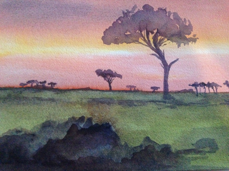 Elizabeth Betty Drozesky Title: African Evening