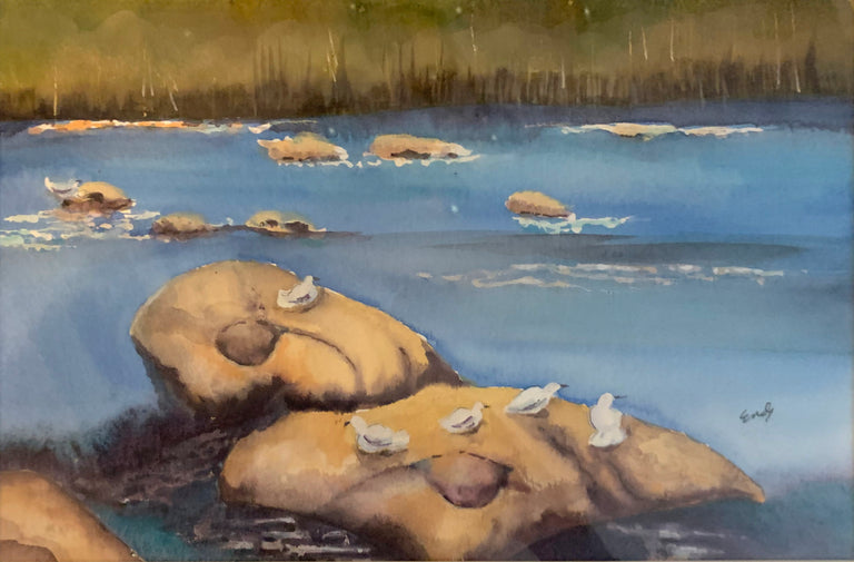 Elizabeth Betty Drozesky Title: James River Rocks