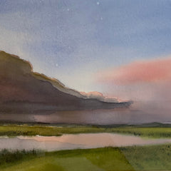 Elizabeth Betty Drozesky Title: Storm at Sunset