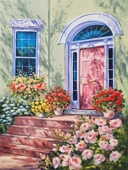 Beverley Jane Title: Flower Pots and Roses