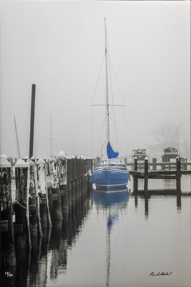Hendrickson, Brandon Title: Foggy Sailboat