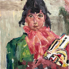 Daughtrey, Breck Title: Native American Portrait - After Nicolai Fetchin