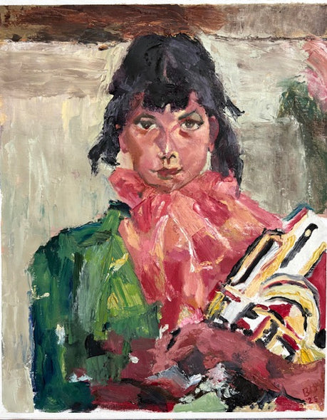 Daughtrey, Breck Title: Native American Portrait - After Nicolai Fetchin