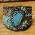 Bryan, Jody  title: Turquoise and Bronze Cuff