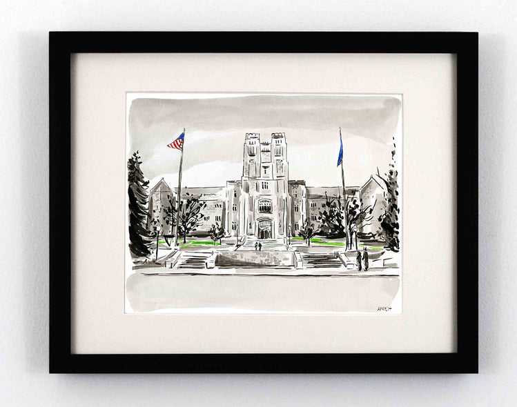 Peyton Millikan Title: Burruss Hall, Virginia Tech