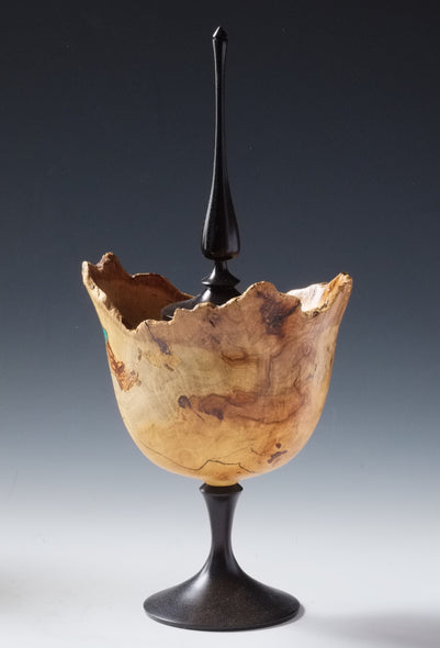 Bushman, David Title: Lidded Pedestal Vessel