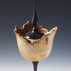 Bushman, David Title: Lidded Pedestal Vessel